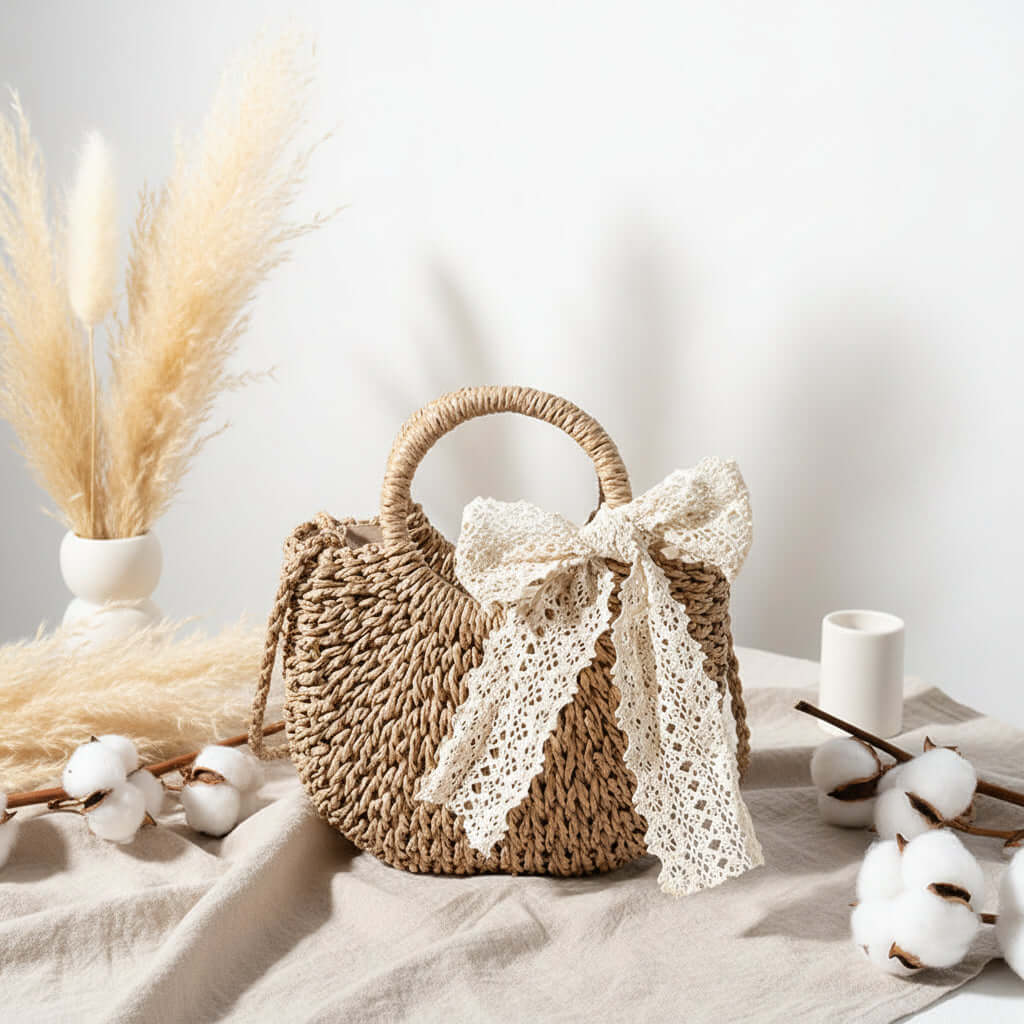 Hand woven crossbody bag for women Small Bag for Women