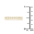 Goldtone Cubic Zirconia Eternity Band