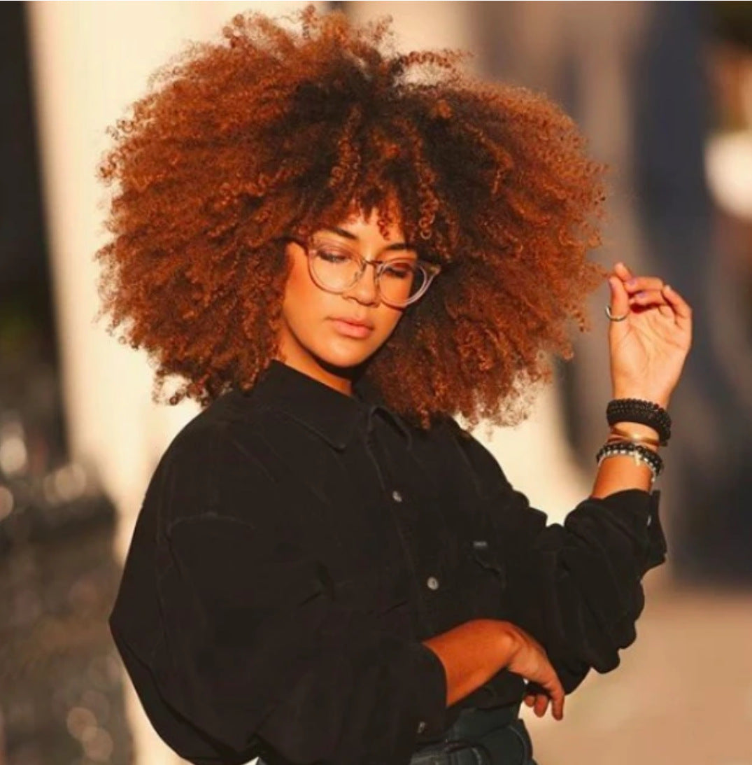 Short Curly European and American Female Wigs