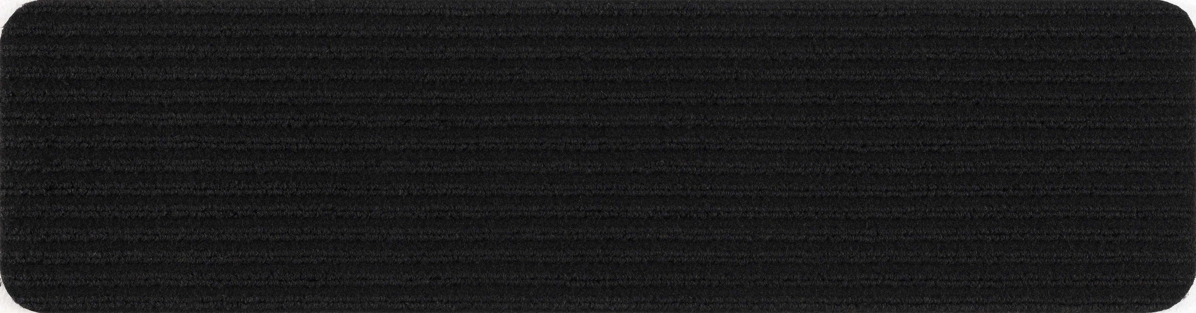 Basic Stair Tread Rugs, Black - Clearance