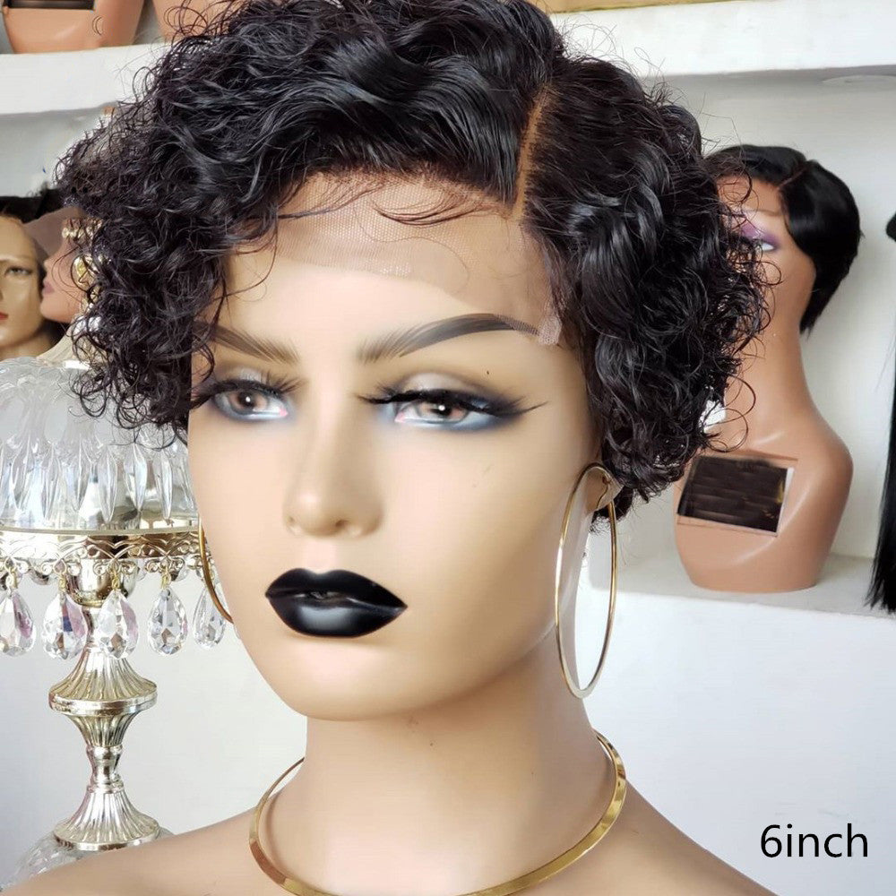 Wholesale European and American Small Curly Wigs
