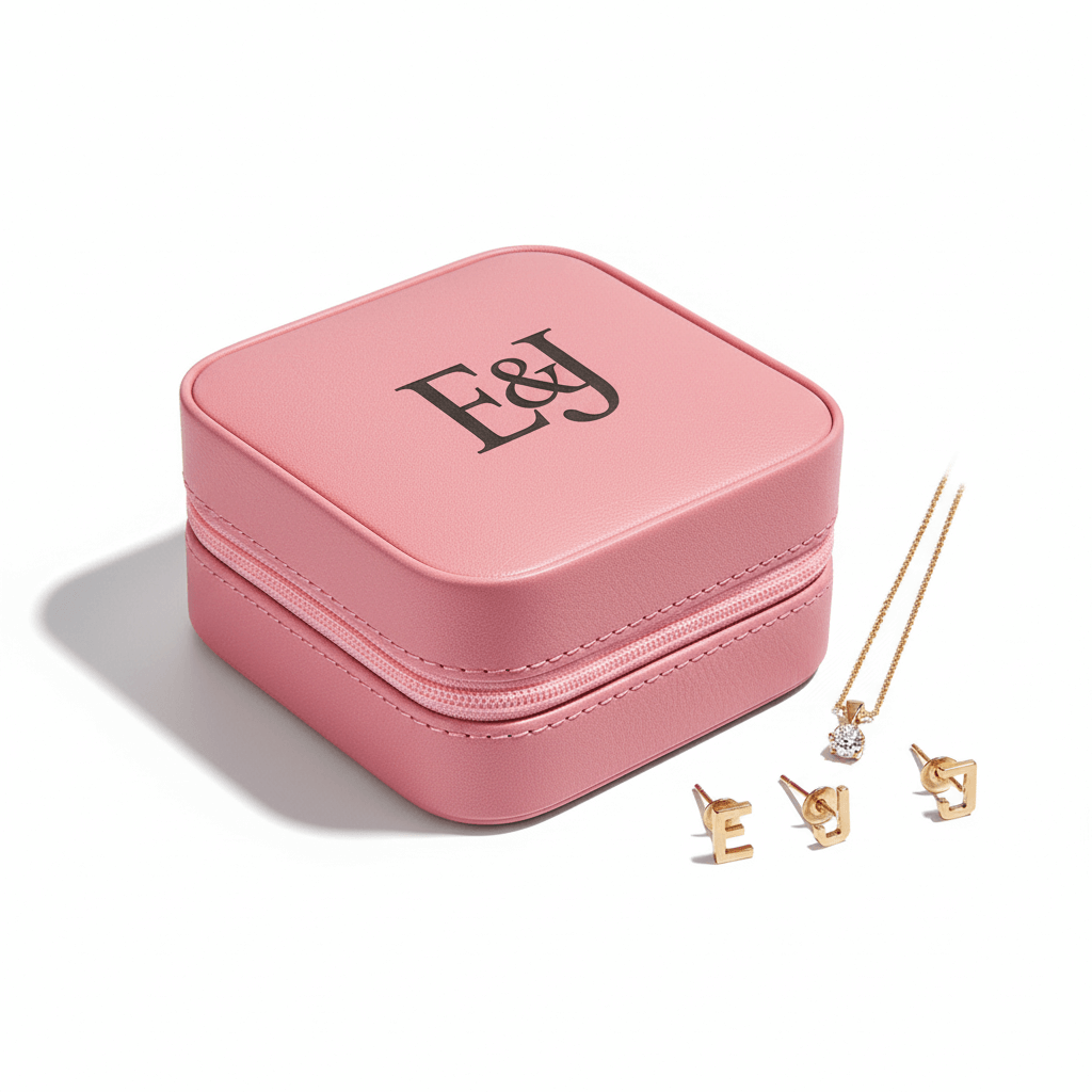 personalized travel jewelry box Laserable Leatherette Jewelry Box